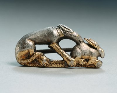 Fibula of a dog catching a rabbit by Roman